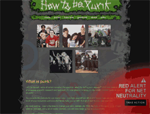 Tablet Screenshot of howtobepunk.com